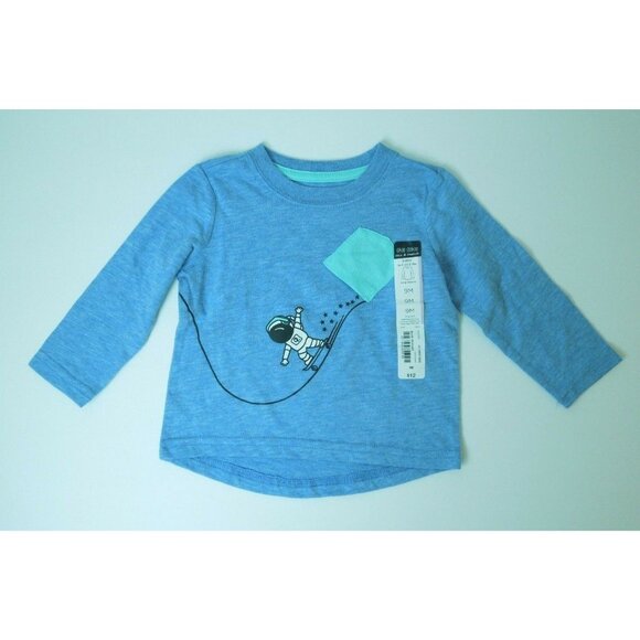 OD Boy Long Sleeve Spaceman Skater Tee 9M - Picture 1 of 3